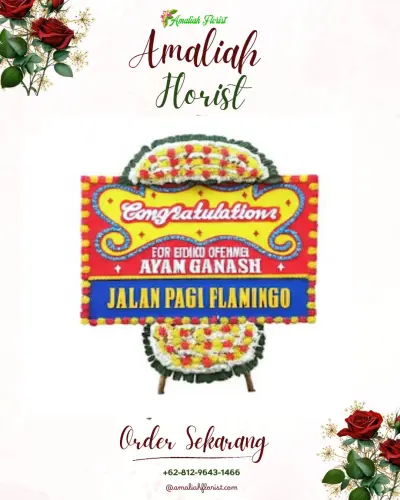 Bunga Papan Congratulation di Kutajaya